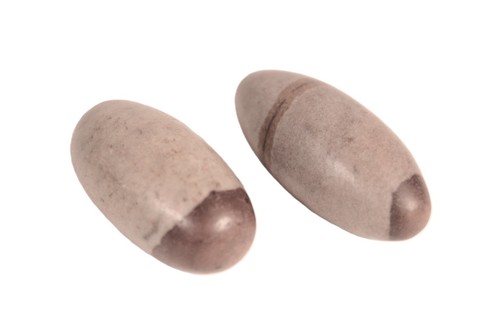 Navajo Charm Stones Pair of 2 Prehistoric  Size (A) 1.625" L x .875" D (B) 1.75