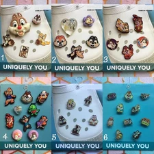 Crocs Handmade jibbitz 5pc disney Chip and Dale rescue rangers shoe charms