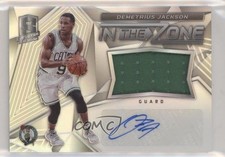 2016 Panini Spectra In the Zone Memorabilia /149 Demetrius Jackson #18 Auto no9