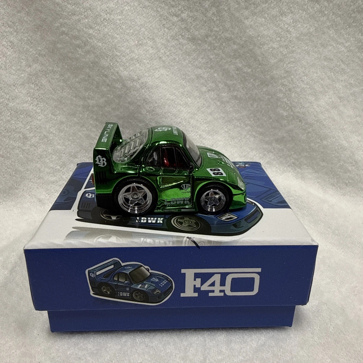 Demon King Auto LBWK Ferrari F40 Choro Q Type 1/64 Scale CHASE | eBay