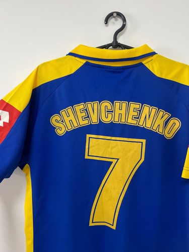 Vintage Ukraine 2002-03 Away Shevchenko #7 Jersey Football Shirt Lotto Rare sz M - Picture 12 of 24
