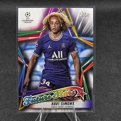 2020-21 Topps UEFA Xavi Simons Future Stars PARIS SAINT-GERMAN #FS-6