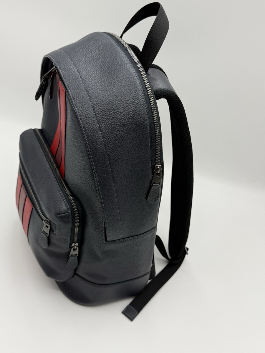 Coach West Backpack Signature Canvas With Varsity Stripe  display picture 3