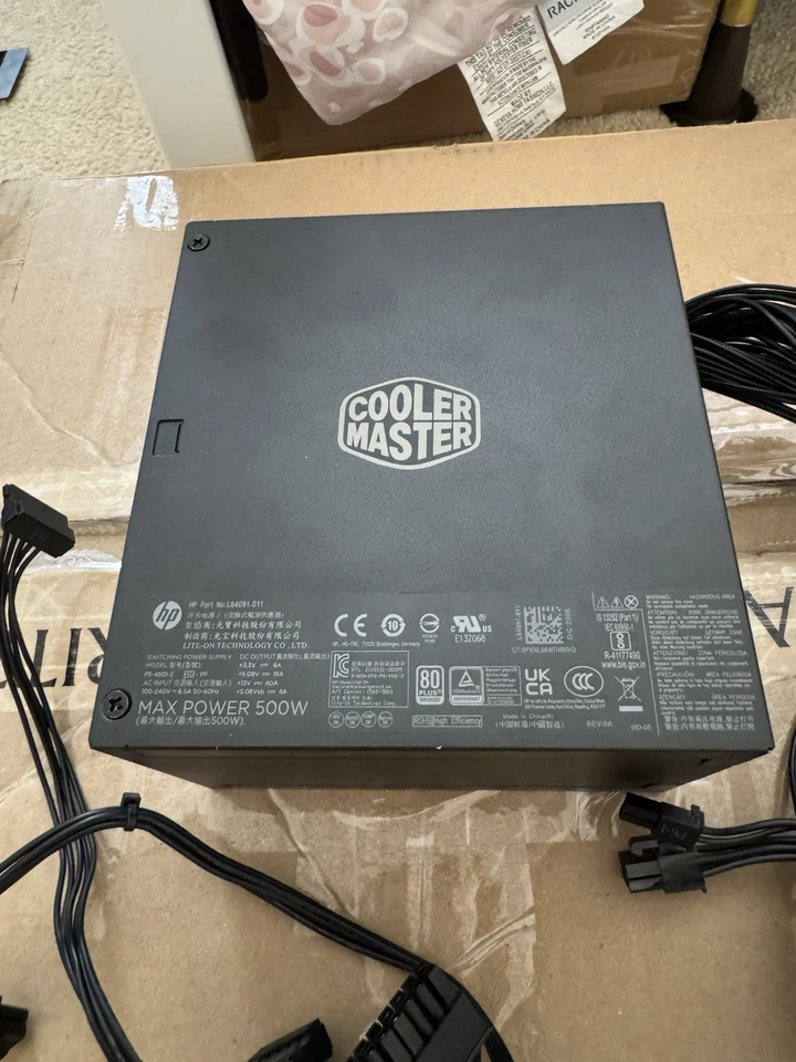 Cooler Master 500w (take from HP Omen 25L) for Part, it won’t work anymore - Image 2 of 4