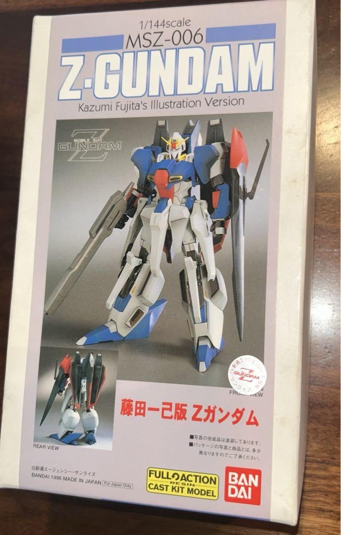 Bandai 1/144 MSZ-006 Zeta Gundam Kazumi Fujita Resin Garage Kit B