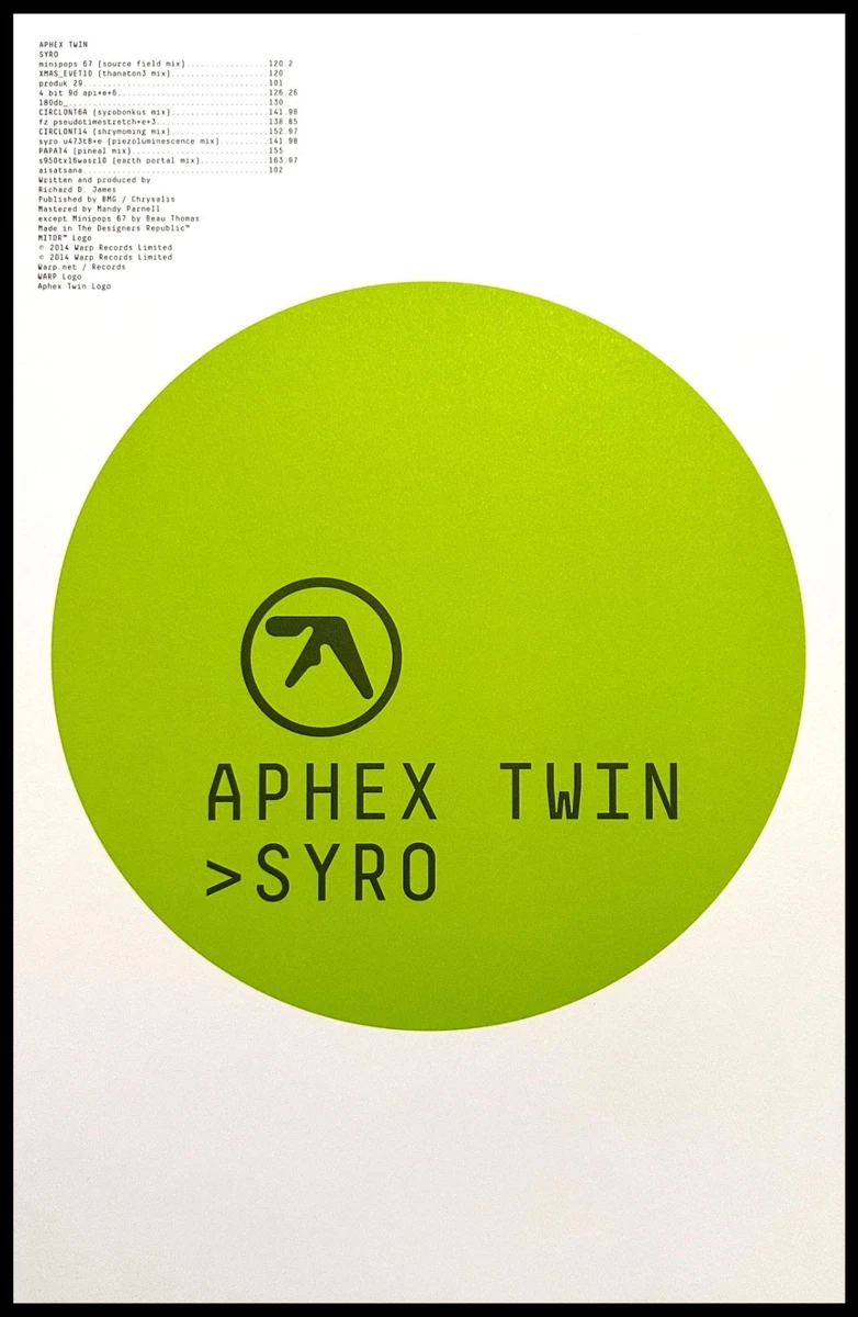 Aphex Twin products for sale | eBay
