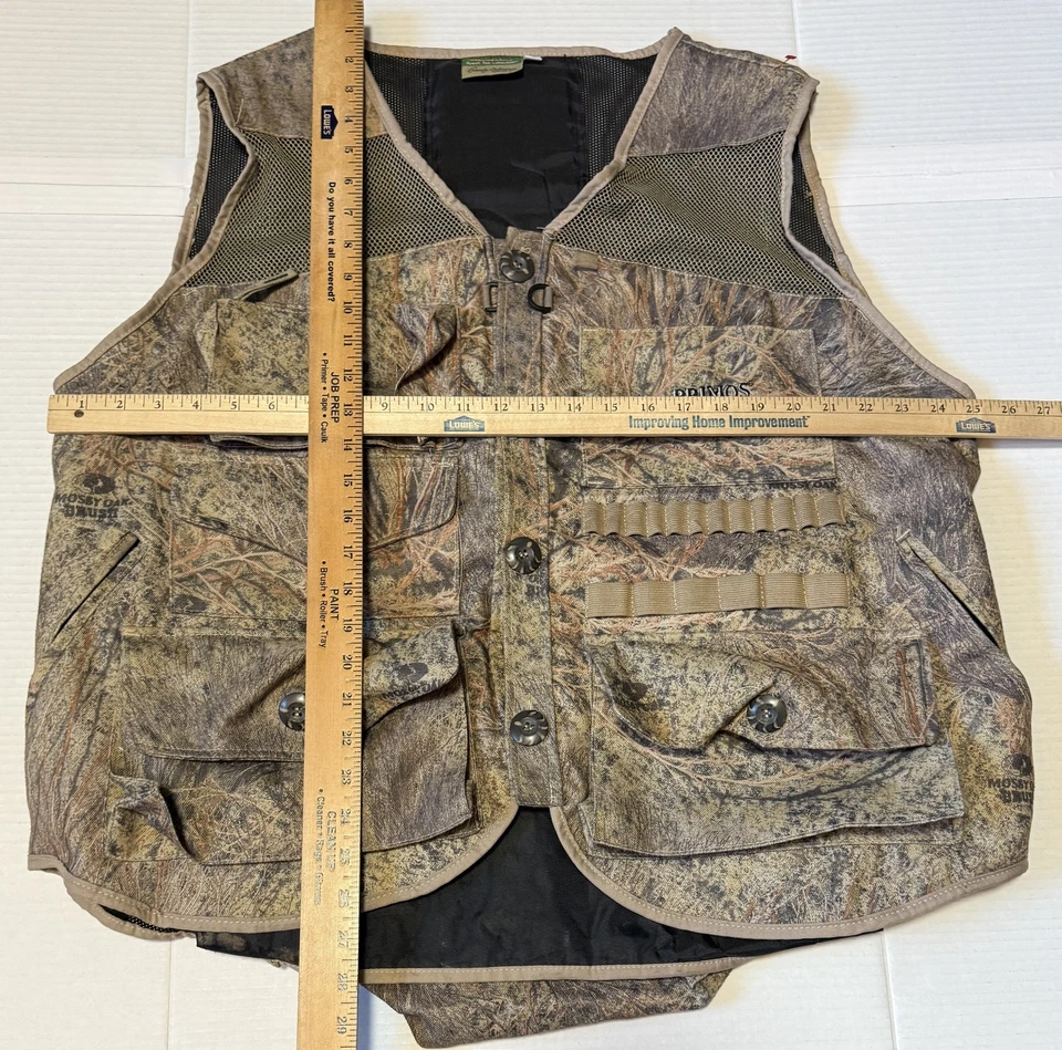 PRIMOS Randy Anderson Signature Series Mossy Oak Brush Hunting Vest - Size large - Image 4 of 4