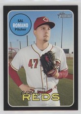 2018 Topps Heritage High Number Black Border /50 Sal Romano #581 6ns