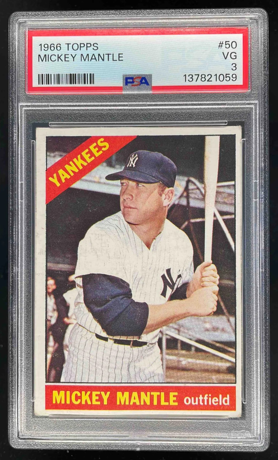 Topps Mickey Mantle front