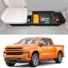 Under Seat Storage Box Compatible with 2019-2026 Chevy Chevrolet Silverado 15...