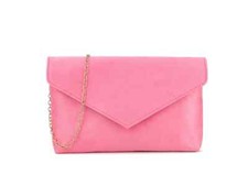 Womens Faux Suede Smart Envelope Clutch Bag Wedding Party Prom Evening Bag Purse