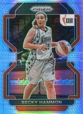 2022 Panini Prizm WNBA BECKY HAMMON #165 W25 HYPER PRIZM STARS ACES