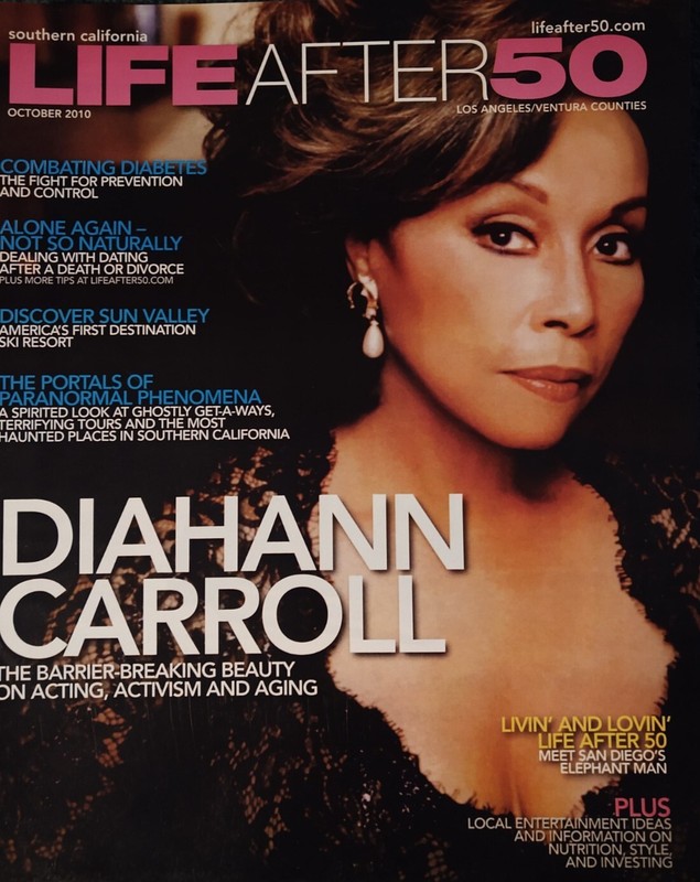 LIFE AFTER 50 MAGAZINE DIAHANN CARROLL COVER OCTOBER 2010 OUT OF PRINT