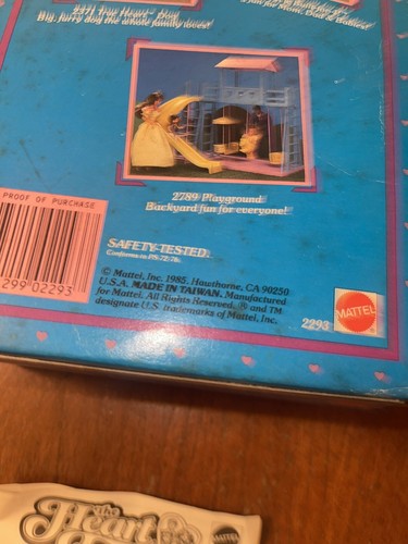Vintage Mattel 1985 Heart Family - Double Stroller with Open Box - Picture 7 of 7