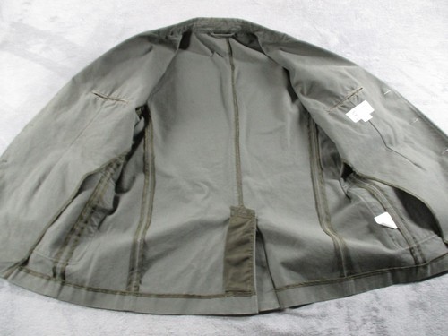 Mens Filson Olive Green Cloth Button Up Blazer Sports Coat Jacket Mens Large EUC - Picture 4 of 14