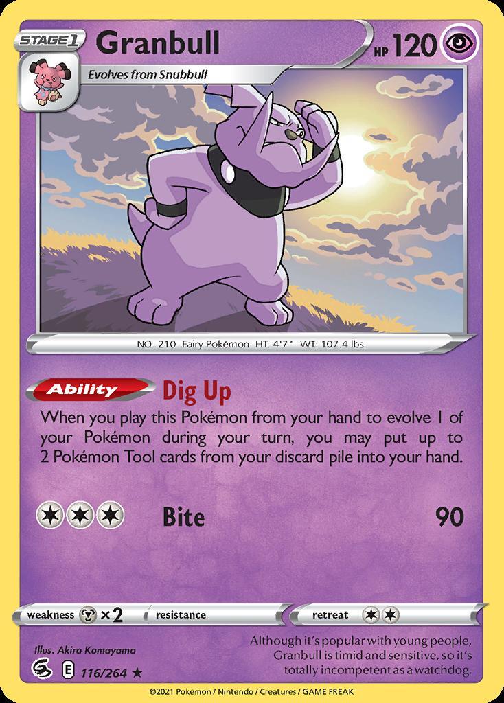 Pokemon Granbull (116/286) Fusion Strike NM