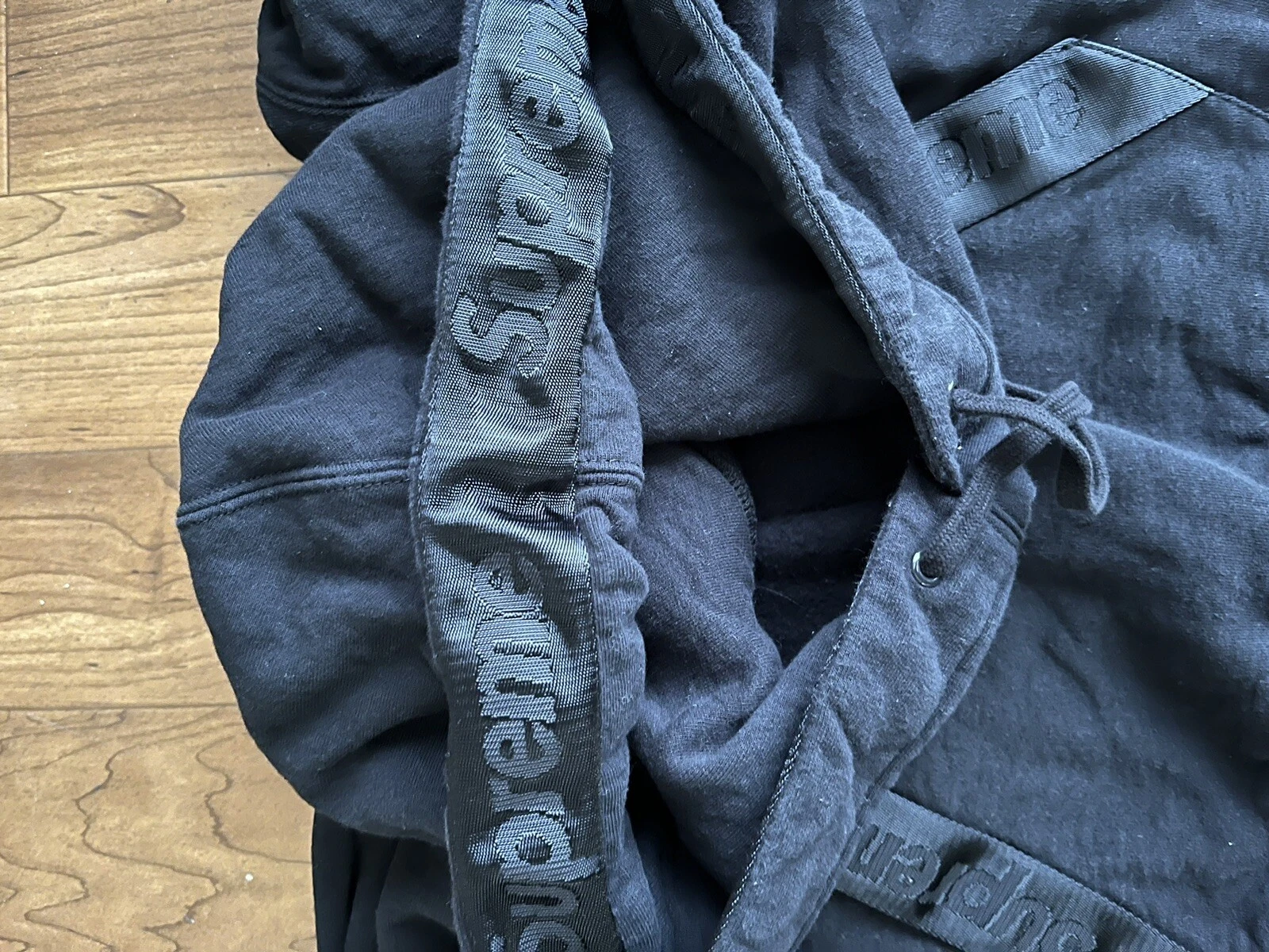 Felpa con cappuccio Supreme Webbing taglia media