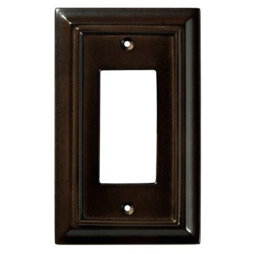 Decorator Wall Plate GFCI Architectural Espresso - Picture 2 of 2