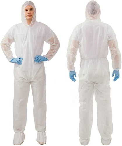 Ropa desechable a prueba de polvo de hombre ropas de aislamiento traje  trabajo | eBay
