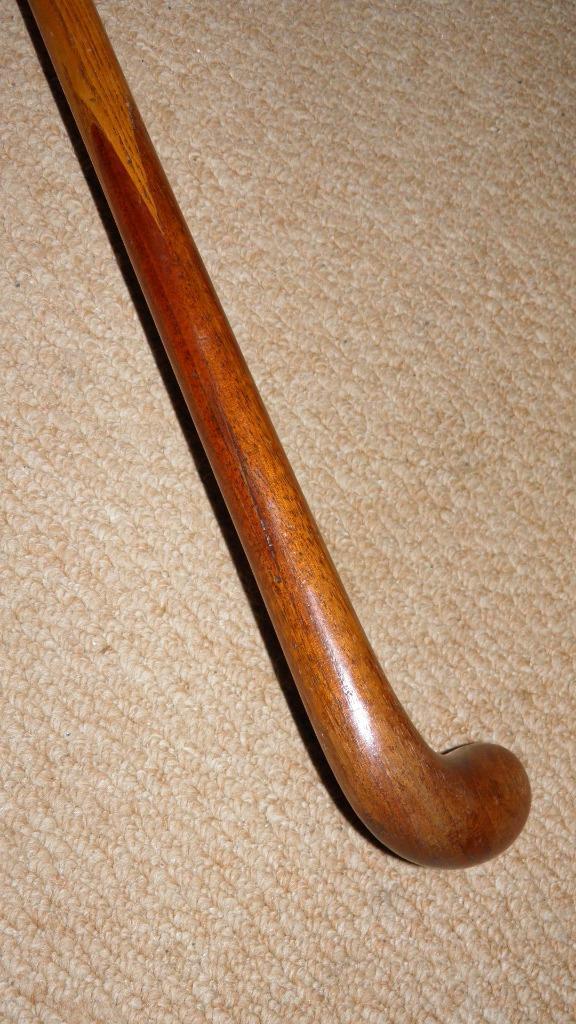 Antique Walking Cane / Sunday Golf Stick - Marquetry Putter Coppice Handle
