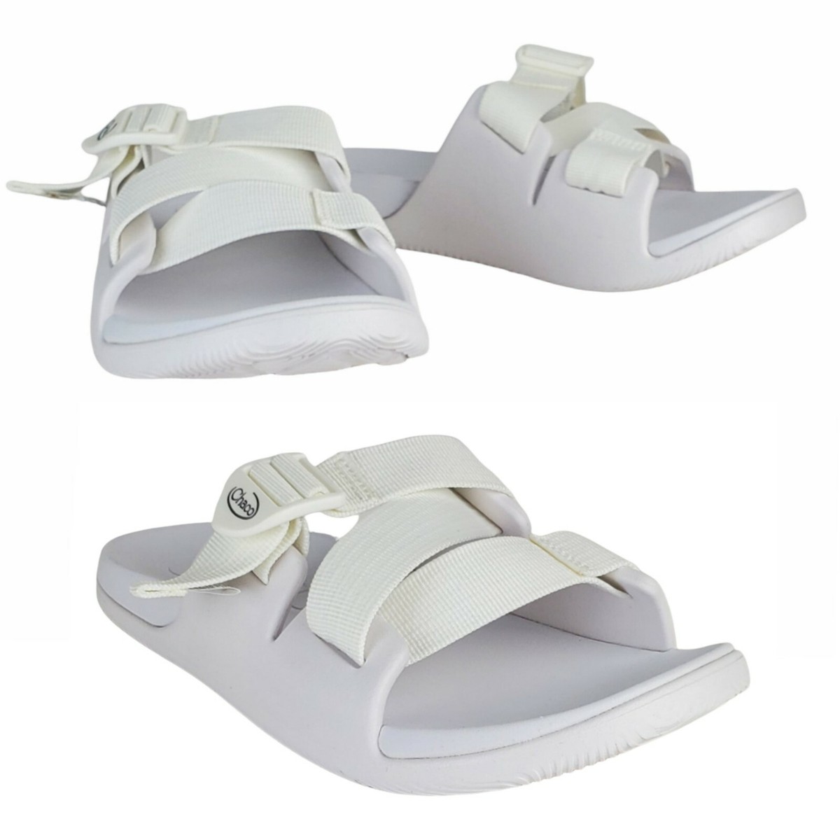 Chaco chillos slide sandals z strap outdoor white summer  display picture 3