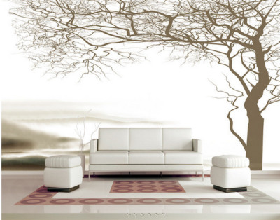 3D Brown Branches ZHUA44308 Wallpaper Wall Murals Removable Self-adhesive Ann