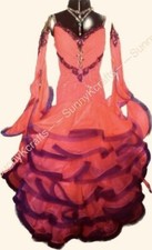 SunnyK Waltz Tango st Dance Dress Salsa Costume Stardard Ballroom Competition