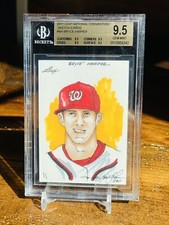 2011 Bryce Harper 1/1 National Convention Sketch RC Uncirculated BGS 9.5 RARE!