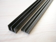 Vivarium glass track runners for 6ft wide viv 1.8m long 4mm thick glass 4x 90cm