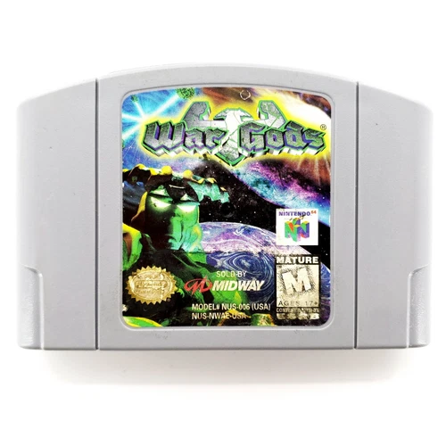 WarGods (Nintendo 64, 1997) Authentic Cartridge Only Tested & Works