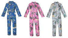 Indian Cotton Jungle Print Hippie Sleepwear Nightwear Gypsy Women Pajama set