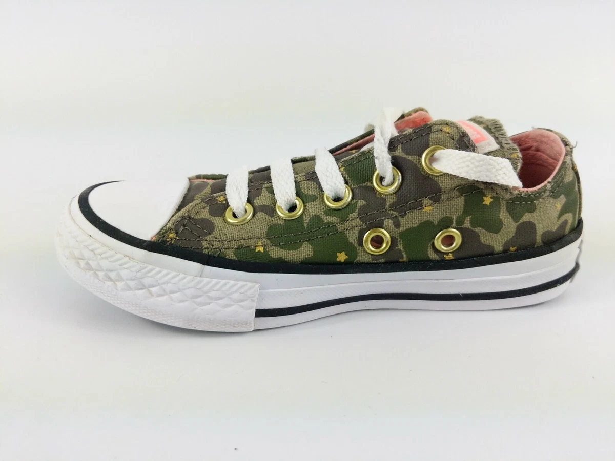 Converse All Star Childrens Camo Canvas Trainers Uk 10 Eu 27