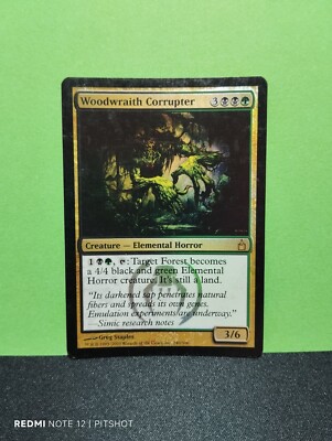 FOIL Woodwraith Corrupter / Korrumpierender Waldwraith - MTG Magic