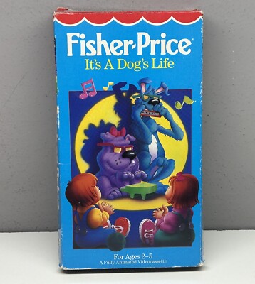 Fisher Price Someday Me V. 1 It's A Dog's Life VHS 1990 1988 Video Tape VTG Rare