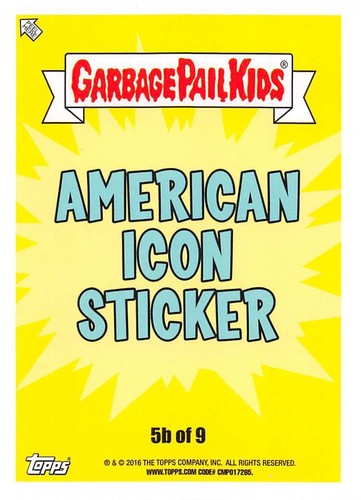 GARBAGE PAIL KIDS 2016 SERIES 1 AMERICAN AS APPLE PIE PICK-A-CARD BASE STICKERS - Picture 281 of 441