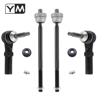 4Pcs Front Suspension Tie Rod Set for 2003 2004 2005 2006 Ford Expedition