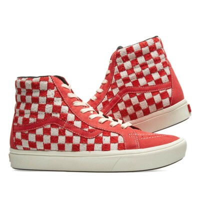 Vans Vault UA ComfyCush SK8-Hi Reissue LX HAIRY SUEDE/NUBUCK RED