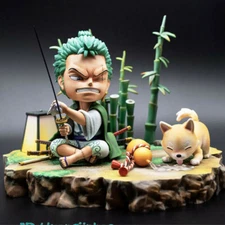 One Piece Zoro Figure With Stand Painted Roronoa Zoro Statue LC Studio In Stock