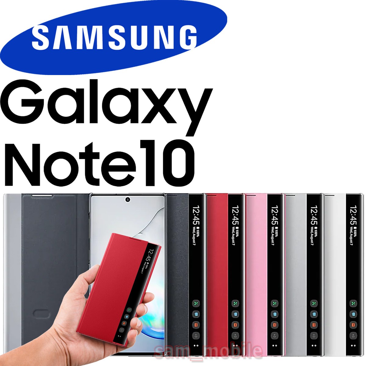 Samsung Note 10 Clear View Cover New Original SAMSUNG Clear