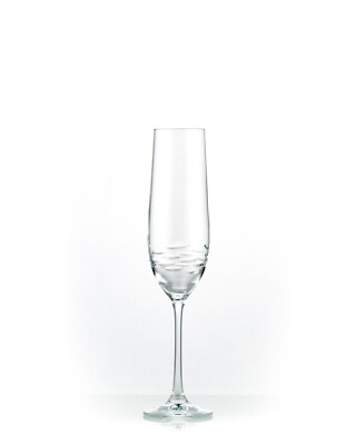 Sektgläser Sektglas Viola Stone klar geschliffen 190 ml 6er Set