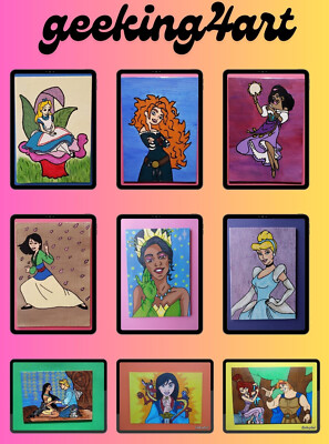 Animation Disney Inspired Tribute Art
