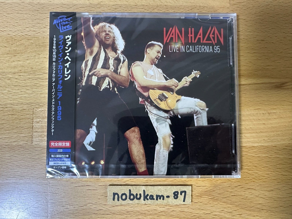 邦楽 VAN HALEN CD Van Halen Balance The Seventh Seal Japan Music CD Bonus