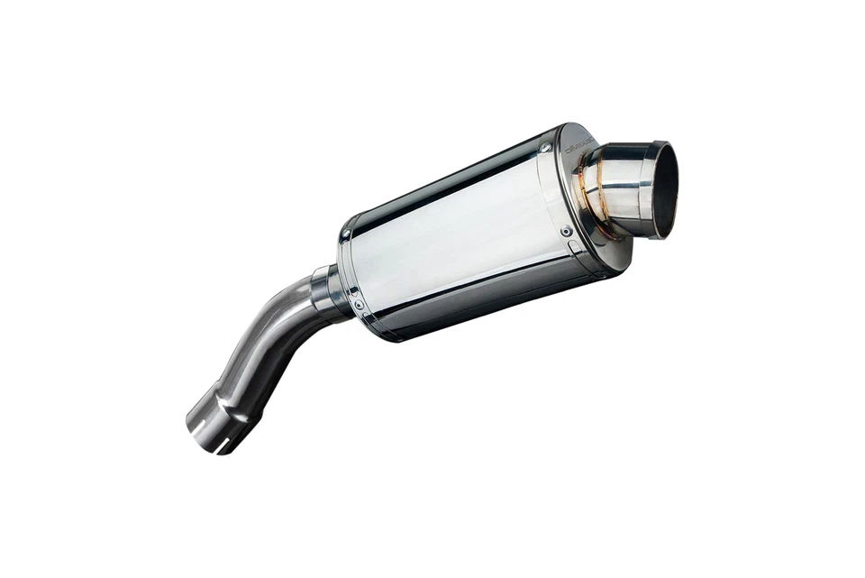 Kit silenciador de escape oval de aço inoxidável BMW F800R 2009-2016 Delkevic 9" - Imagem 2 de 4