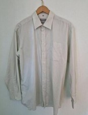 Gr.43 - Finest Tailor Business - Herren langarm Hemd - Hell Grün - Gebraucht