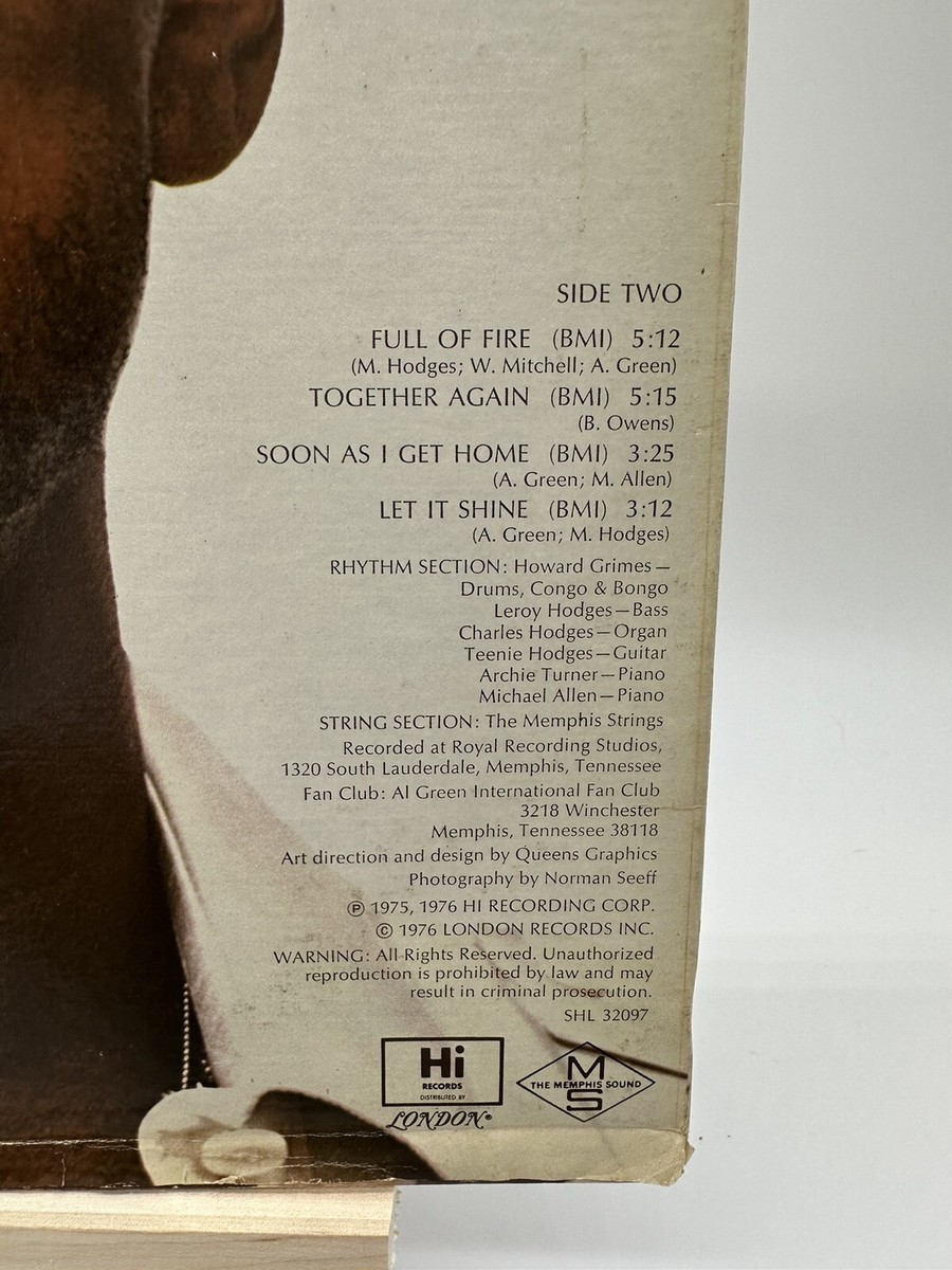 新品7INCH AL GREEN CUT CREATOR$ EDIT Al Green Vinyl Records & Albums | Rough Trade | Rough Trade