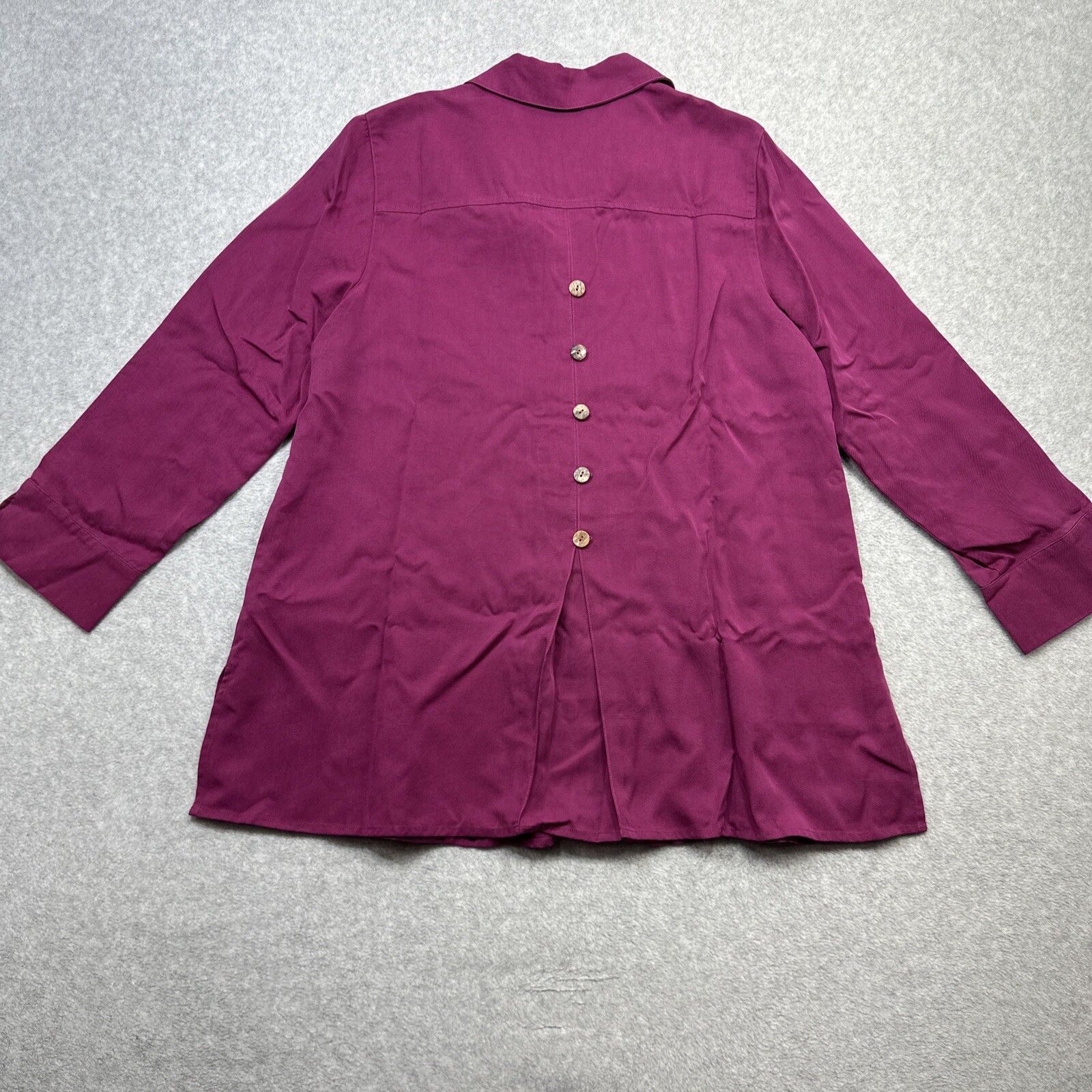 Soft Surroundings Hutton Blouse Medium Magenta Te… - image 11