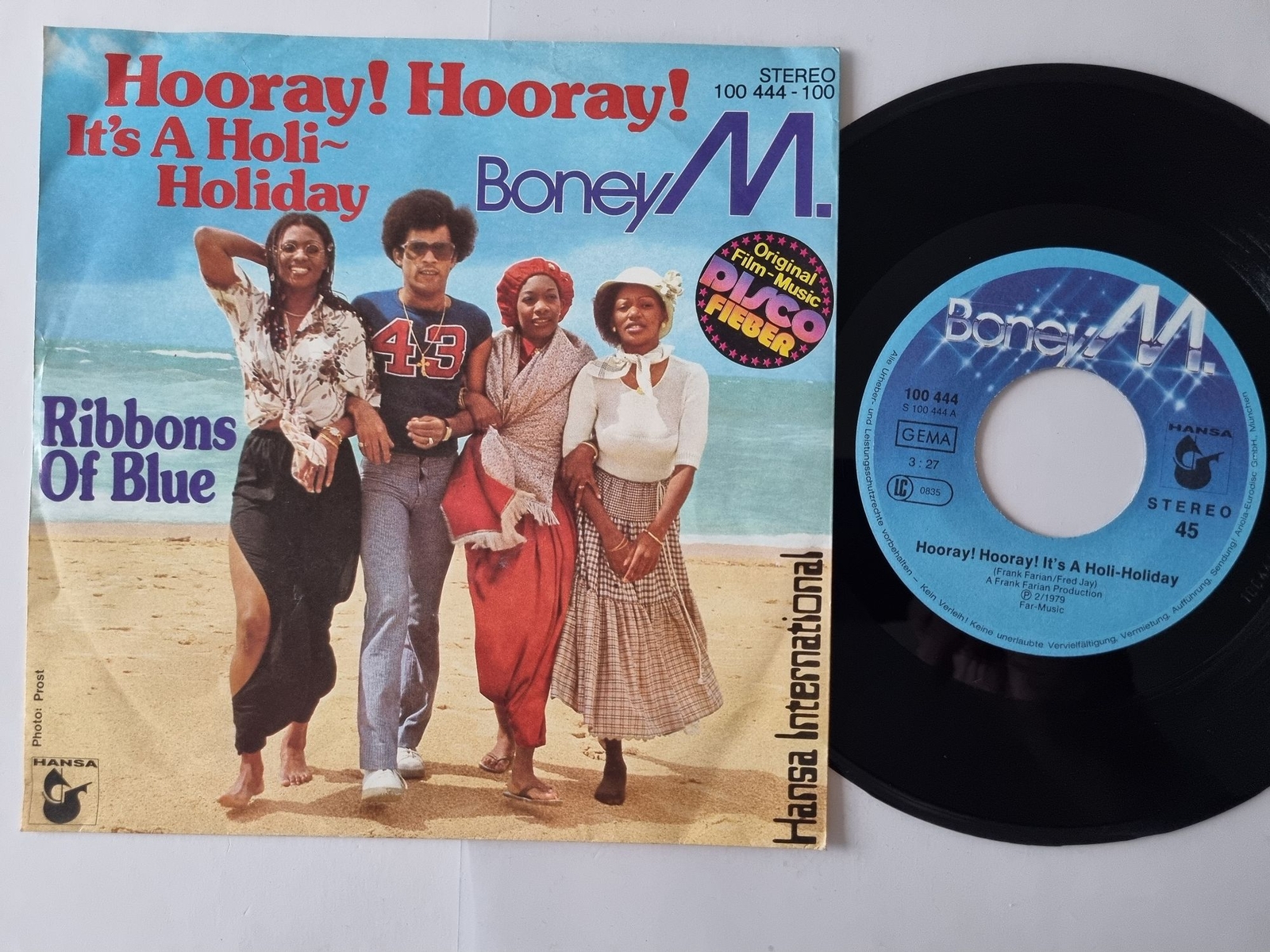 Boney M. - Hooray! Hooray! It's A Holi-Holiday 7'' Vinyl Germany