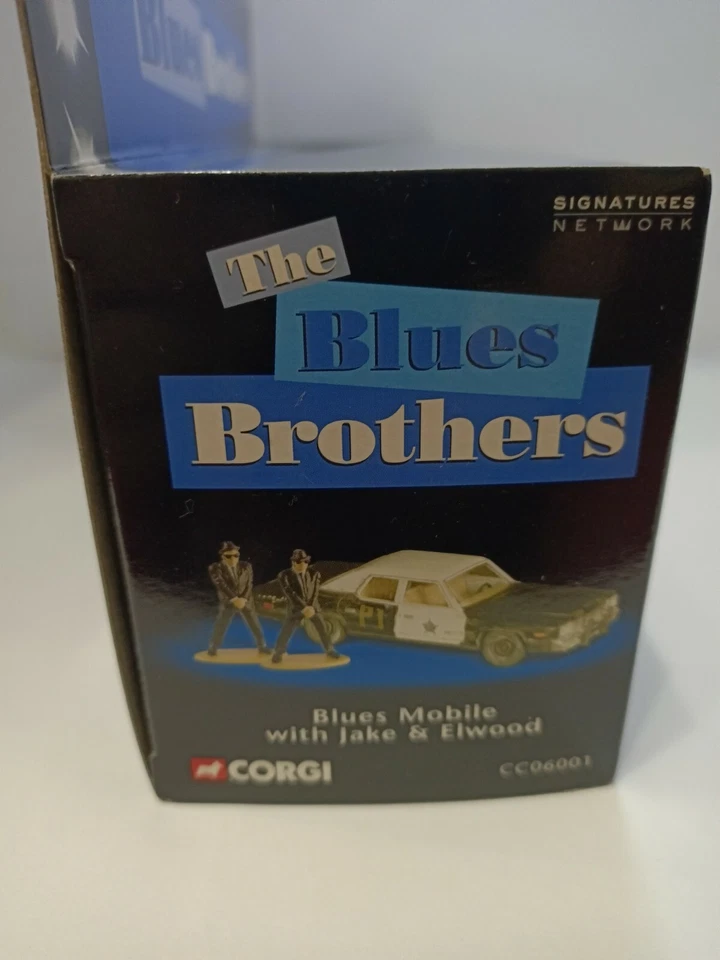 CORGI 06001 Blues Brothers Mobile Modello Diecast Auto + Jake + Elwood Figure- m - Immagine 2 di 4