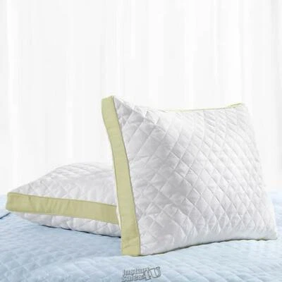 JLJ Home Furnishing 2-Pack Quilted Density Pillows Medium King