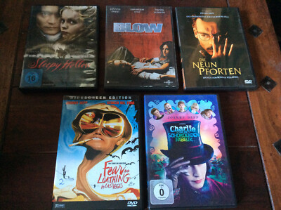 Johnny Depp  [5 DVD]  Blow neun Pforten Fear Loathing Las Vegas Sleepy Hollow